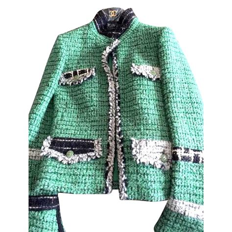 Chanel Green Tweed 